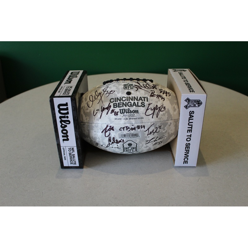 2025 Logan Wilson Celebrity Softball Game Autographed Bats and Footballs