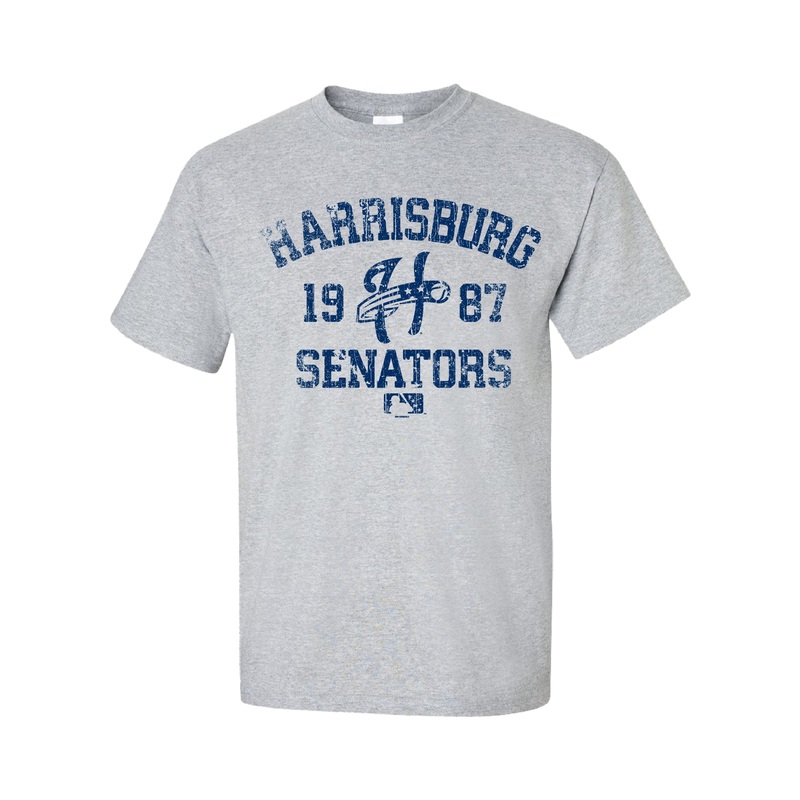 Harrisburg Senators Gray Backbow Tee