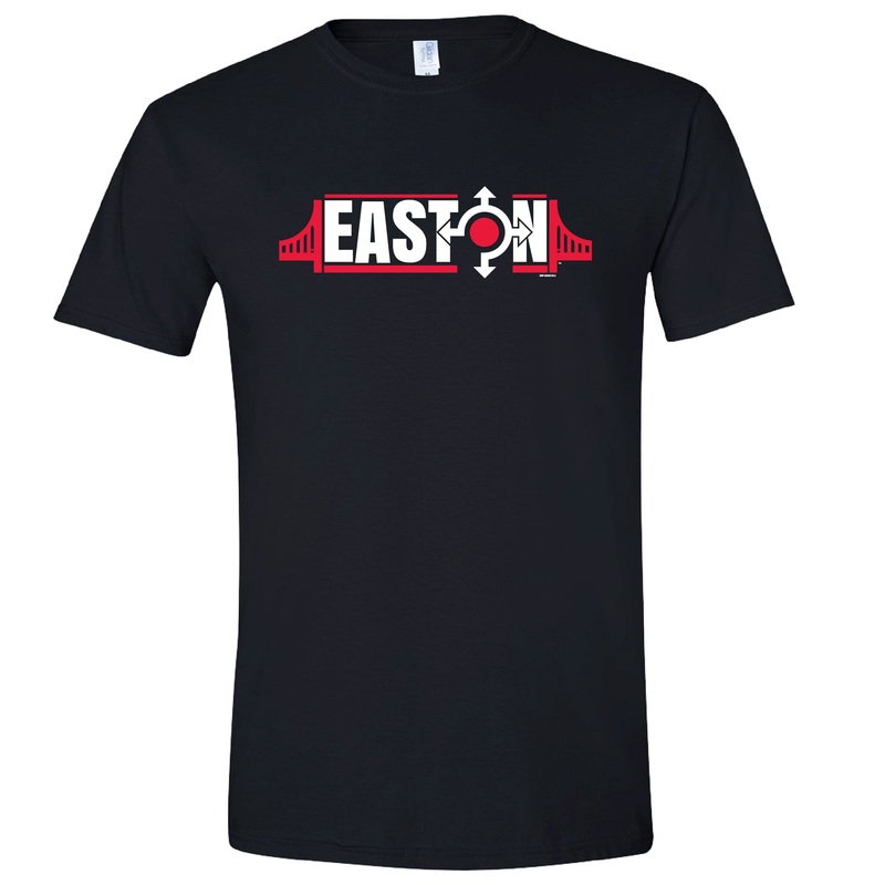 Lehigh Valley IronPigs Black Easton Tee