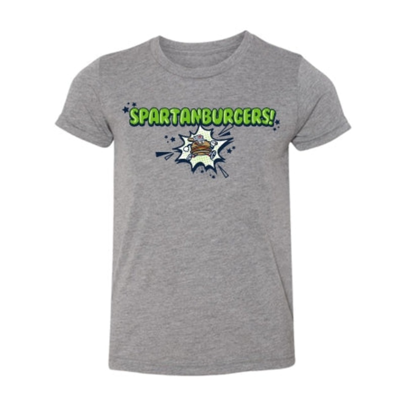 Youth Grey Chip Comic Burst Tee