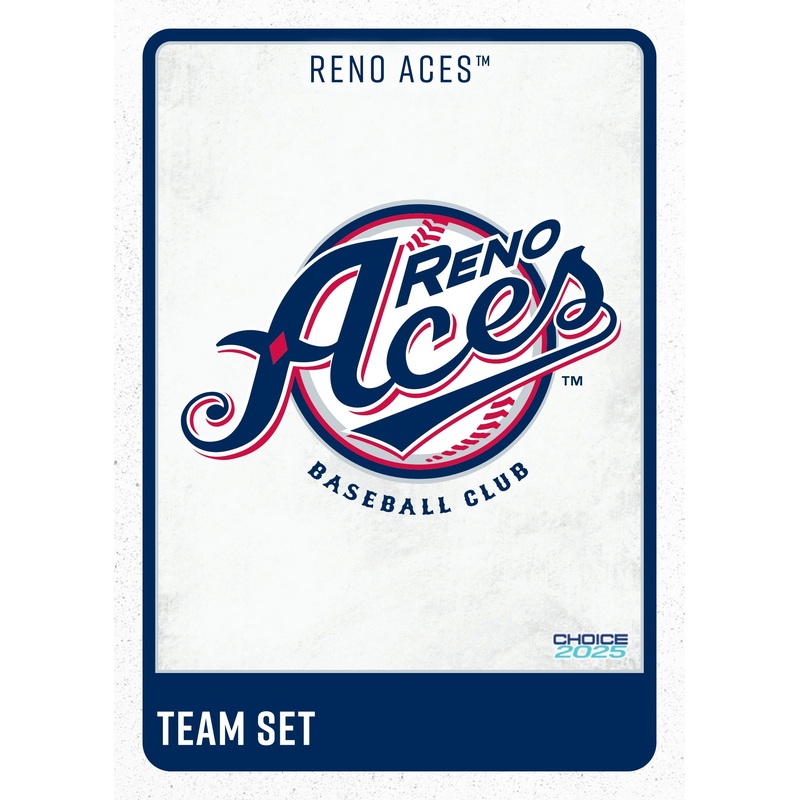 Reno Aces 2025 Player Team Card Set