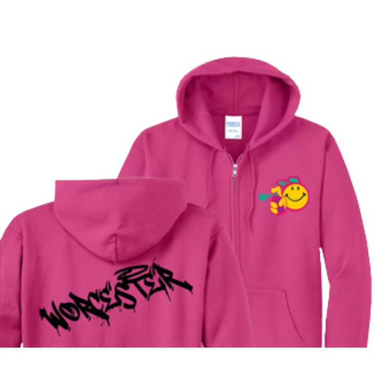 The Art of the Woo Pink Full Zip Hood