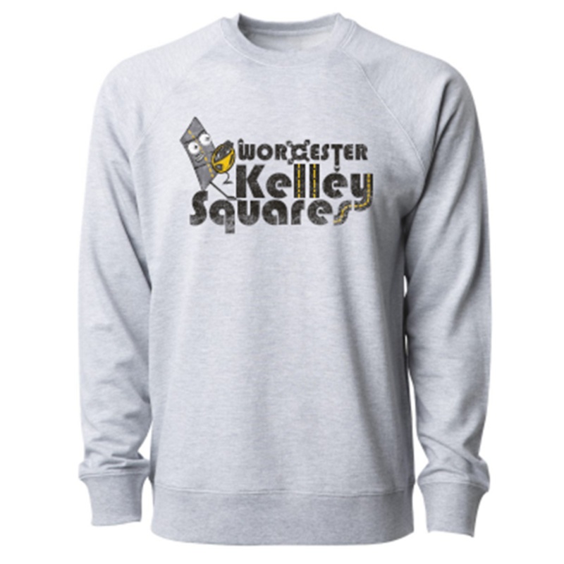 Worcester Kelley Squares Gray Crewneck