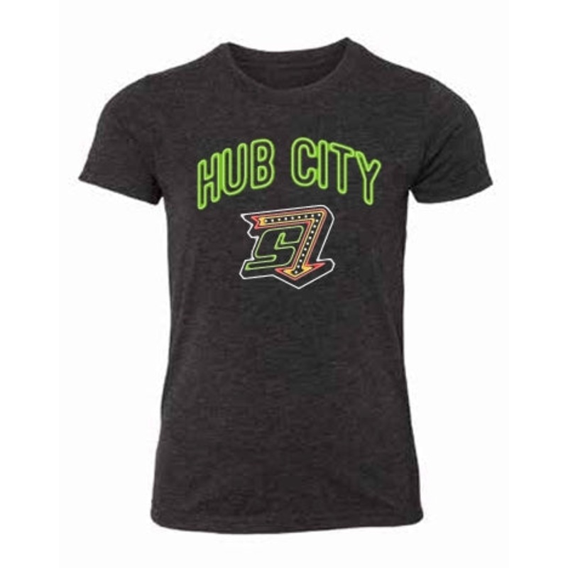 Youth Dark Grey Neon Sign Tee|Small|Medium|Large|XL