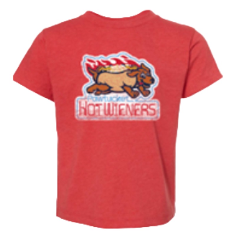 Red Pawtucket Hot Wieners Toddler Tee