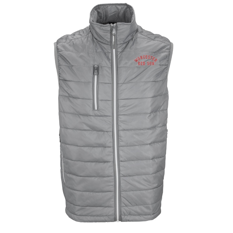 Worcester Red Sox Gray WRS Puffer Vest