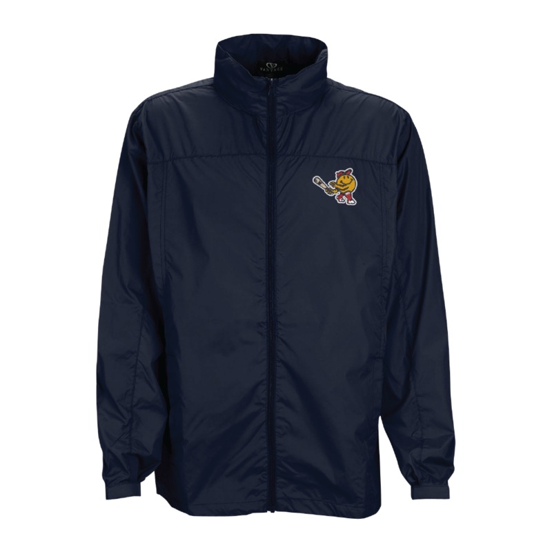 Worcester Red Sox Vantage Navy Smiley FZ Hooded Jacket