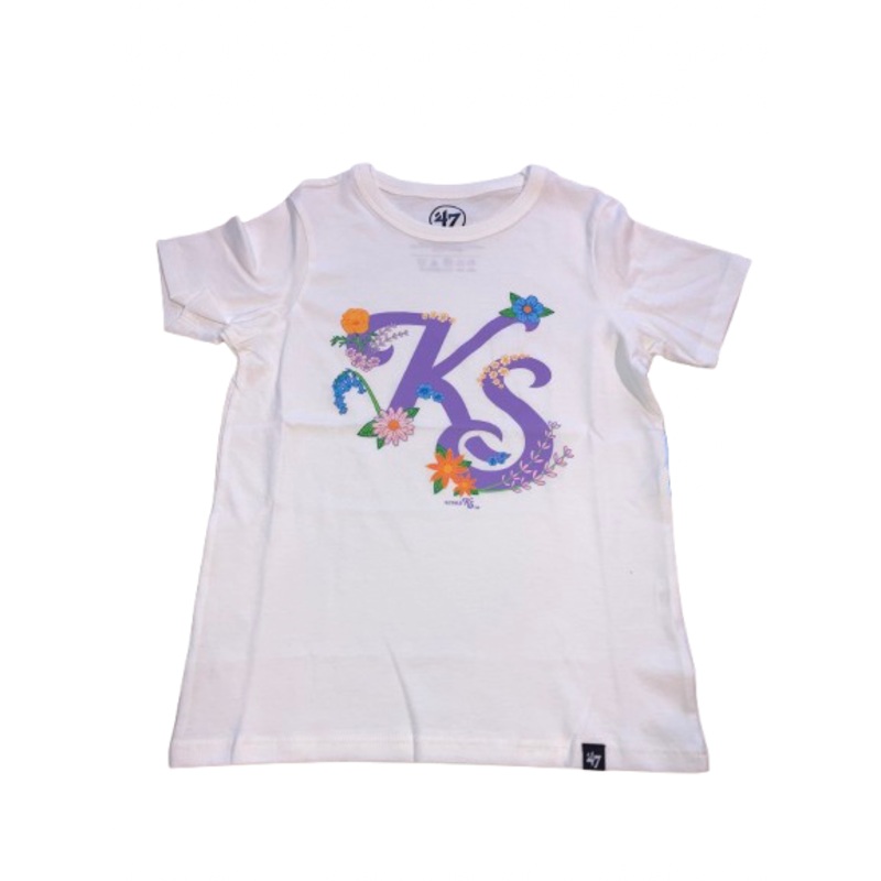 Youth White Wash ’47 Brand Tee