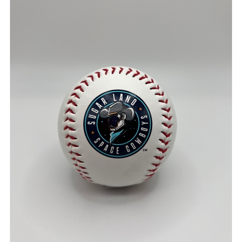Sugar Land Space Cowboys Rawlings Ball All Logos