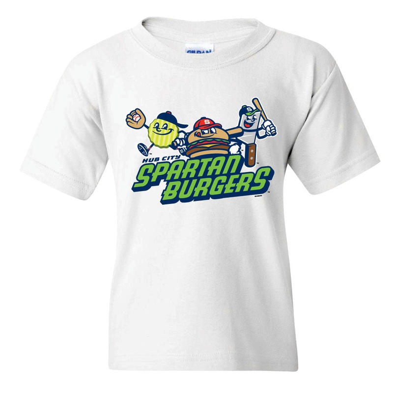 Youth White Trio Tee|Small|Medium|Large|XL
