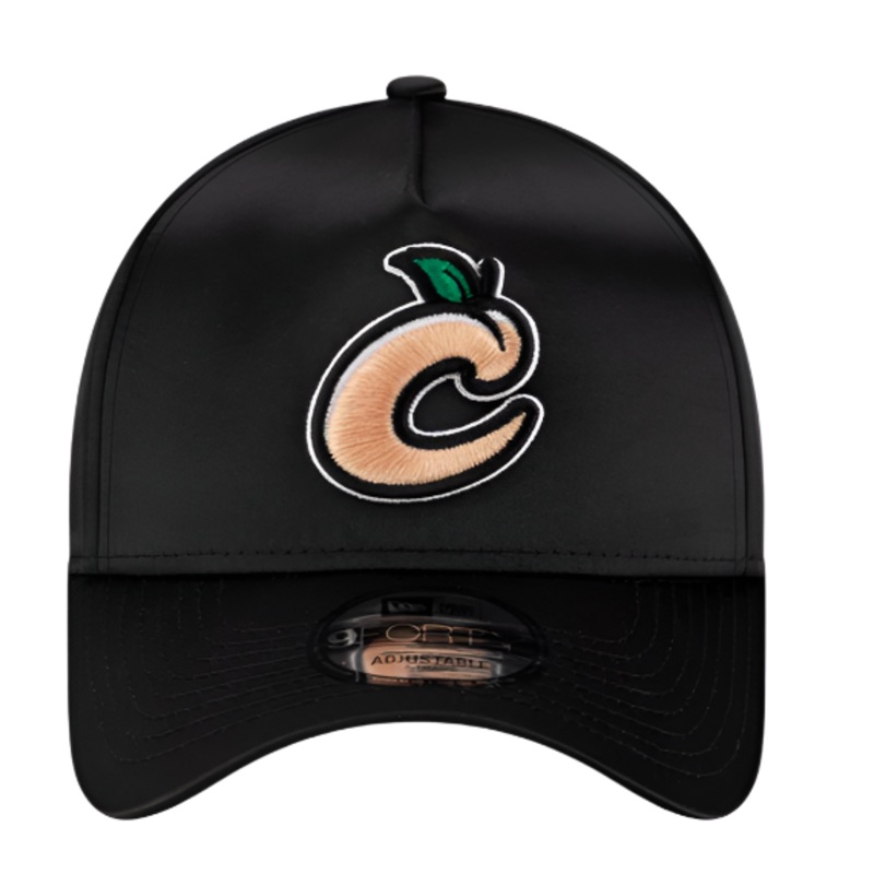 Black Satin 940 A-Frame Snapback