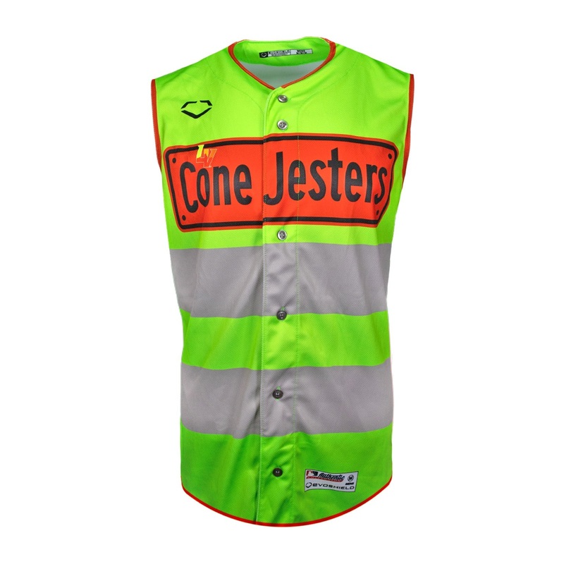 Las Vegas Cone Jesters Evoshield Theme Night Collection Yellow/Orange Authentic Jersey