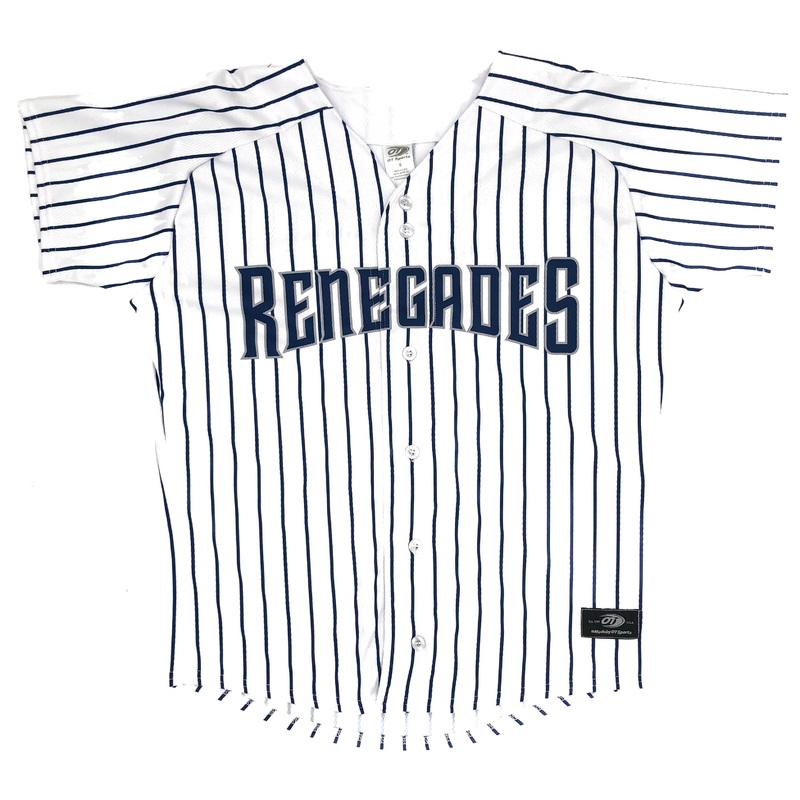 ADULT Jones #93 Pinstripes Replica FB Home Jersey
