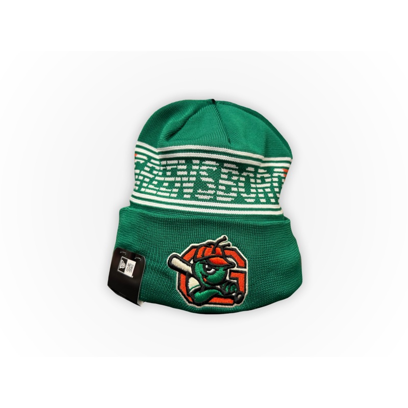 New Era Green Knit Cap w/Cuff
