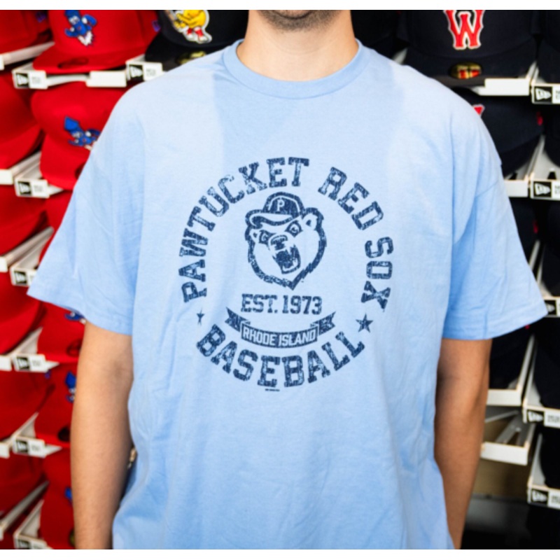 Pawtucket Red Sox Light Blue Purfling Tee