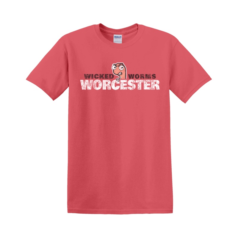 Wicked Worms of Worcester Youth Coral Body Tee