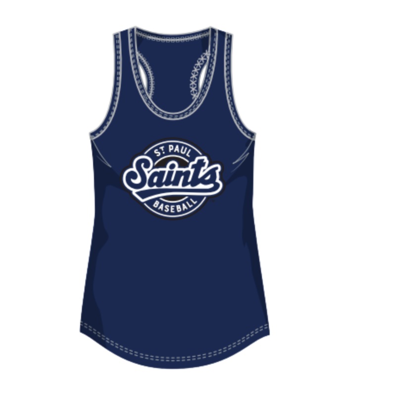 Women’s Plus Size Navy Flowy Tank Top
