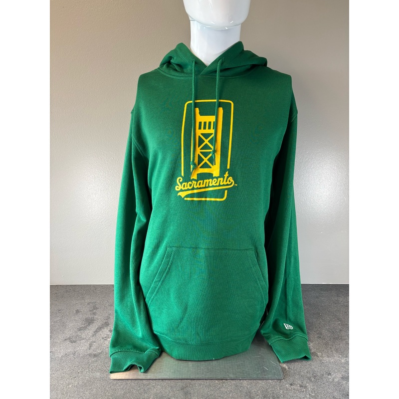 A’S SACRAMENTO PATCH HOODIE KELLY GREEN
