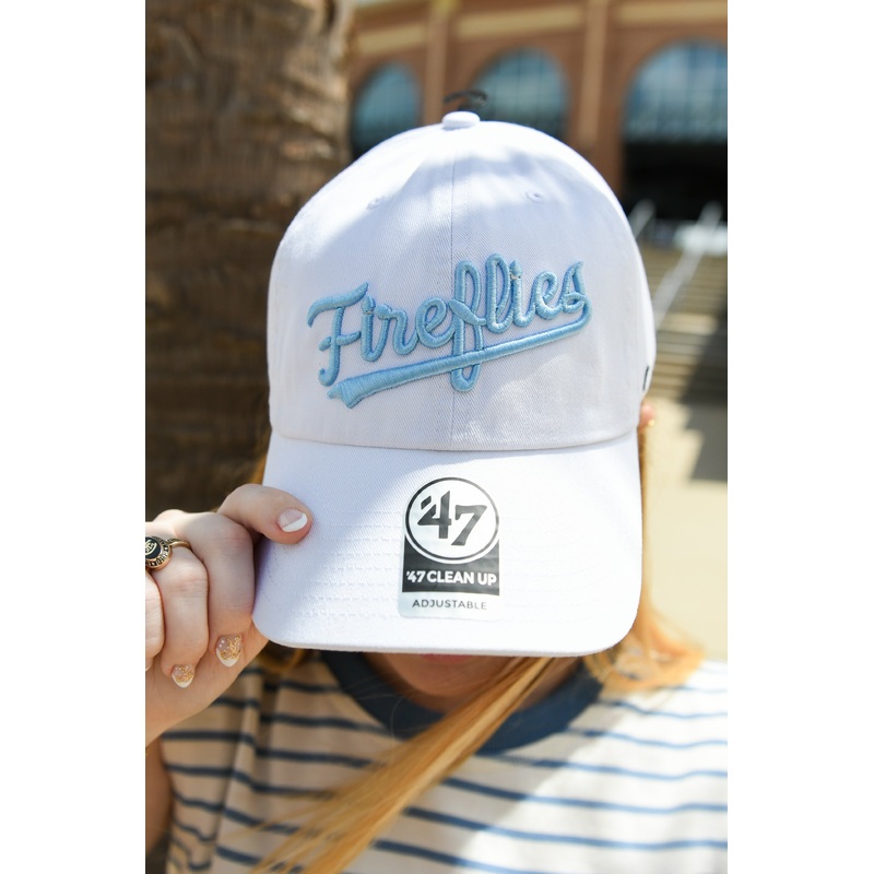 ’47 Fireflies Powder Blue Script Clean Up
