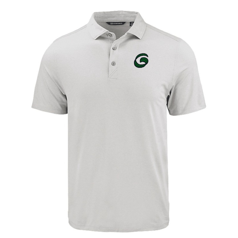Cutter & Buck White Concrete Polo