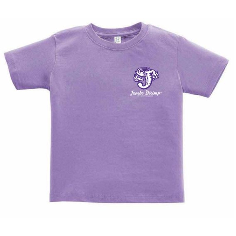 Jacksonville Jumbo Shrimp Soft As A Grape Lavender Toddler Tee
