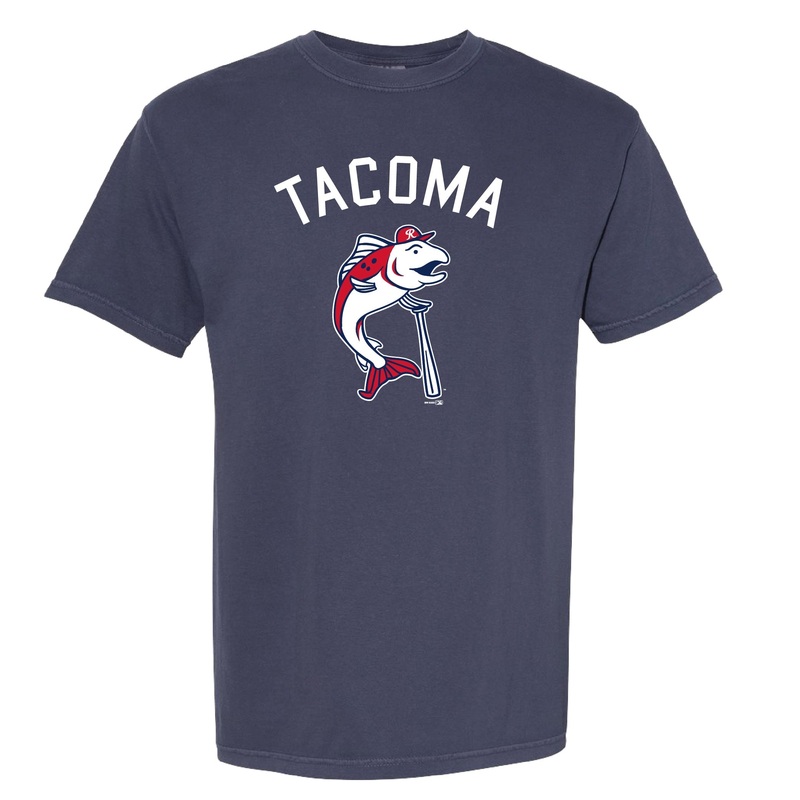 Tacoma Rainiers Navy Tacoma Slammin’ Sam Tee