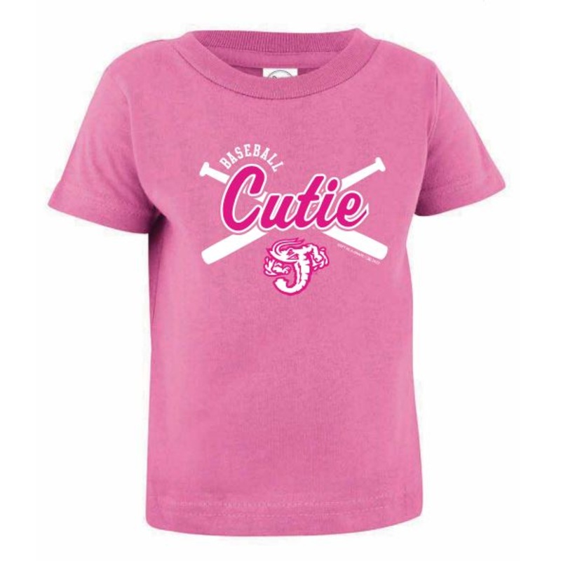 Jacksonville Jumbo Shrimp Soft As A Grape Baseball Cutie Infant Tee