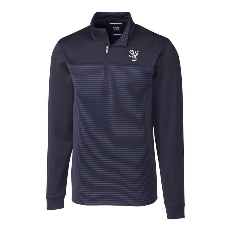 Scranton Wilke’s-Barre RailRiders Cutter & Buck Stripe 1/4 Zip