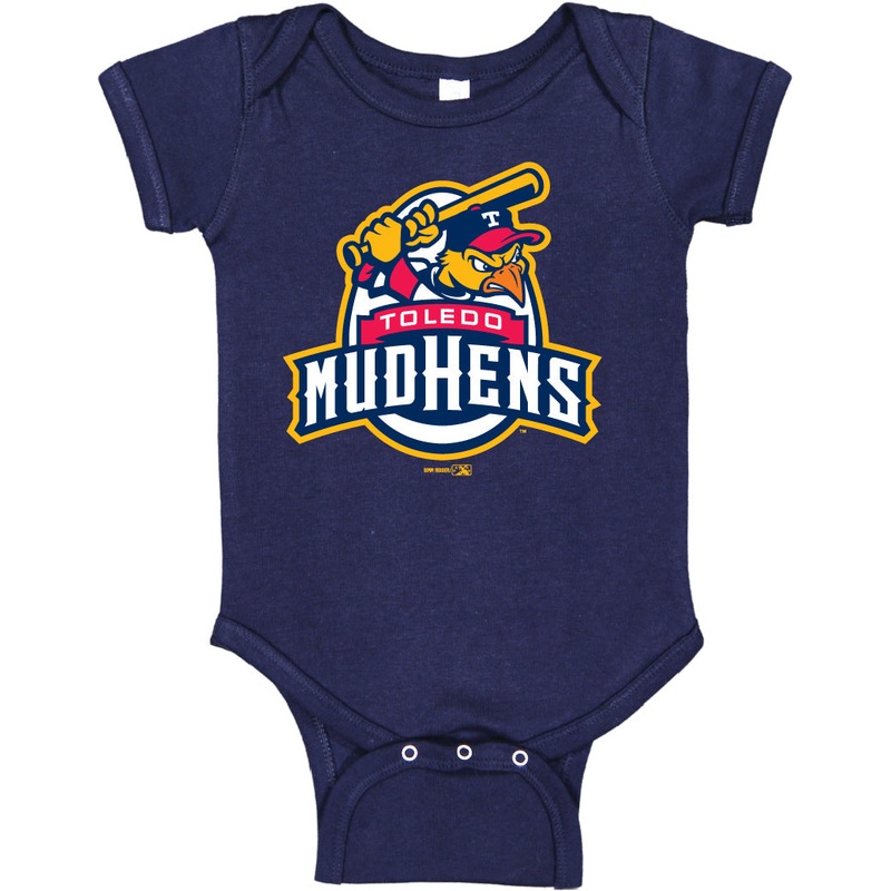 Toledo Mud Hens Official Logo Infant Creeper Onesie