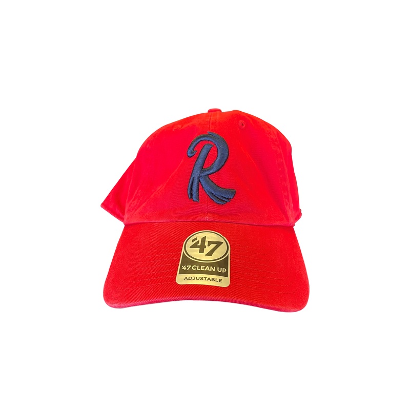 ’47 Clean Up Feathered R Red Adjustable Hat