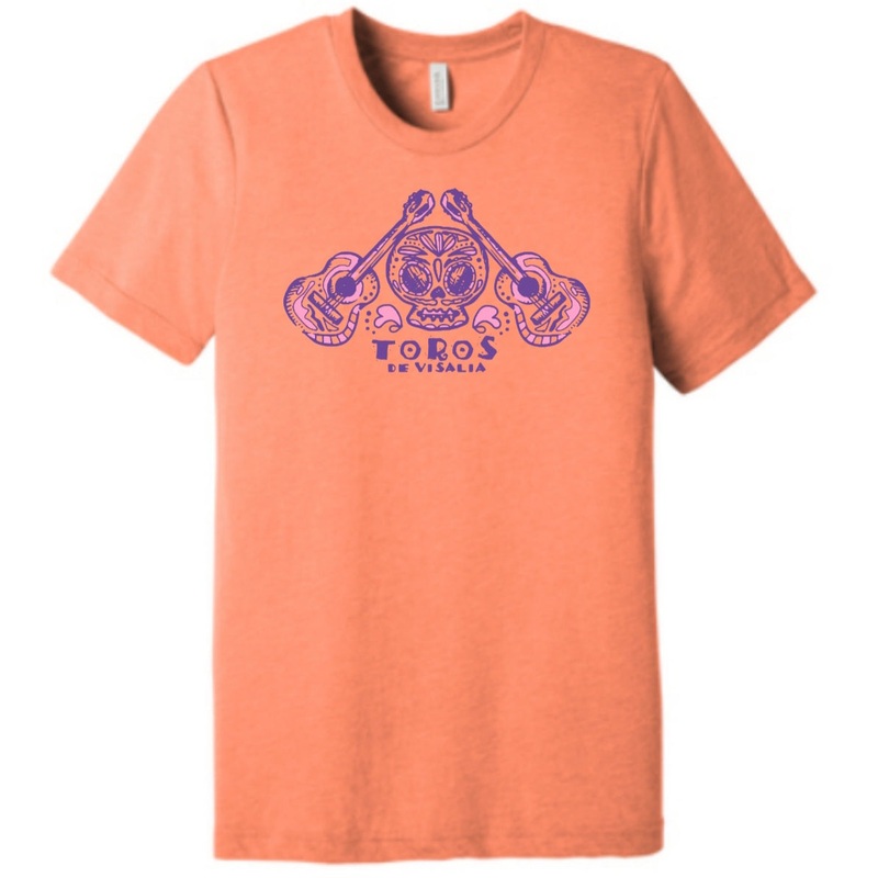 Toros de Visalia Sugar Skull/Guitars Tee