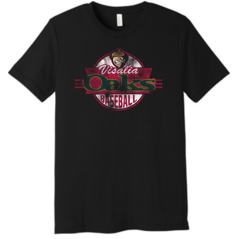 Visalia Oaks Retro Tee|Small|Medium|Large|XL|2XL|3XL