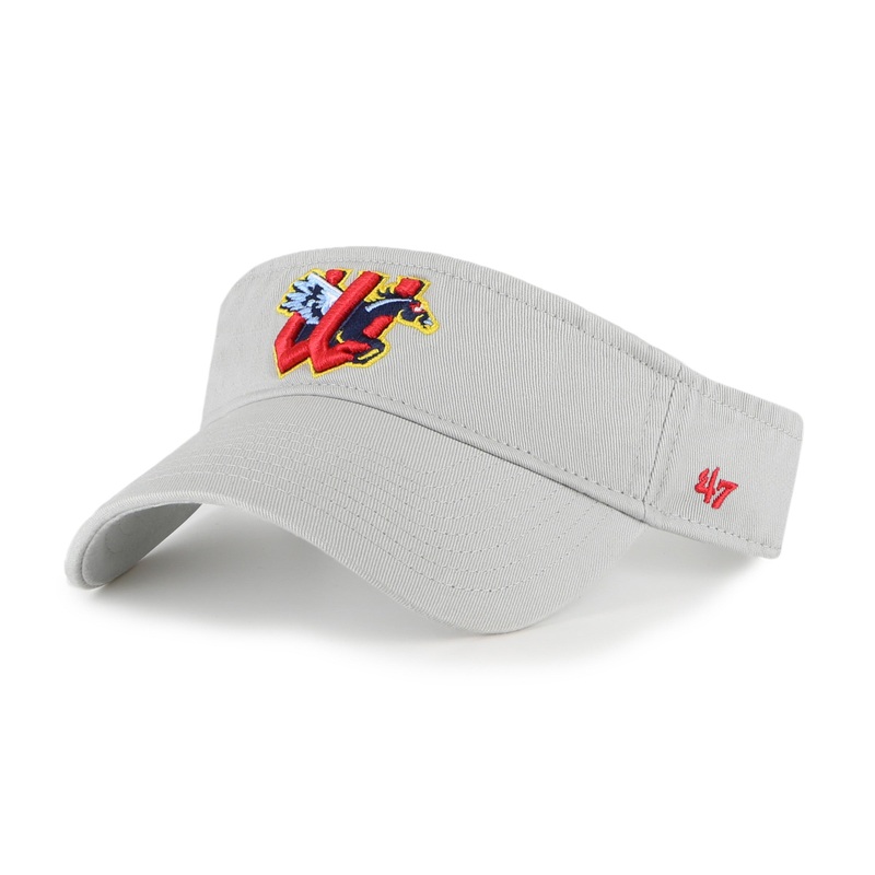 Wichita Wind Surge ’47 Grey Home Clean Up Visor