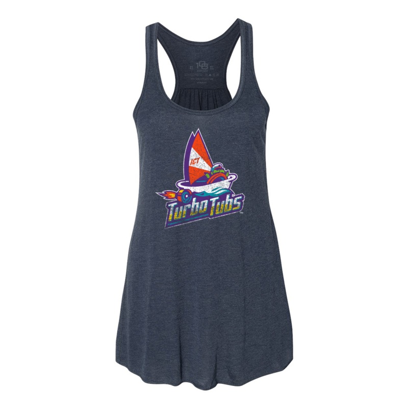 Wichita Wind Surge Women’s Navy Turbo Tubs Vintage Tank Top