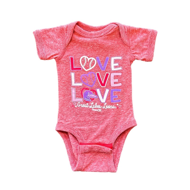 Great Lakes Loons Bimm Ridder Infant Bodysuit – Pink