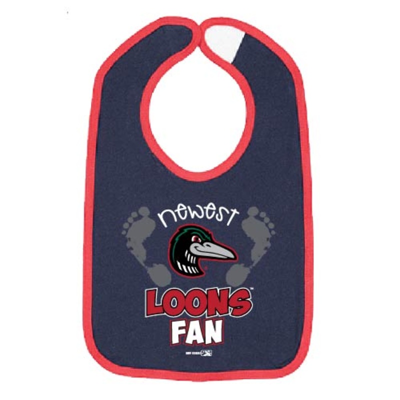 Great Lakes Loons Bimm Ridder Infant Velcro Bib – Blue