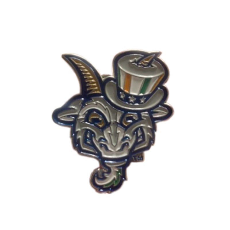Hartford Yard Goats Irish Uncle Sam Lapel Pin