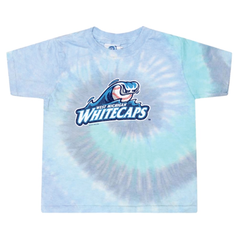 West Michigan Whitecaps Toddler Blue Tie Dye Tee
