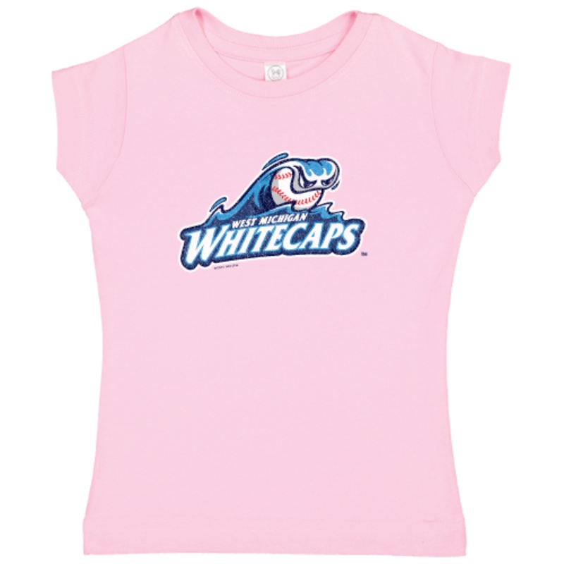 West Michigan Whitecaps Toddler Light Pink Girls Tee