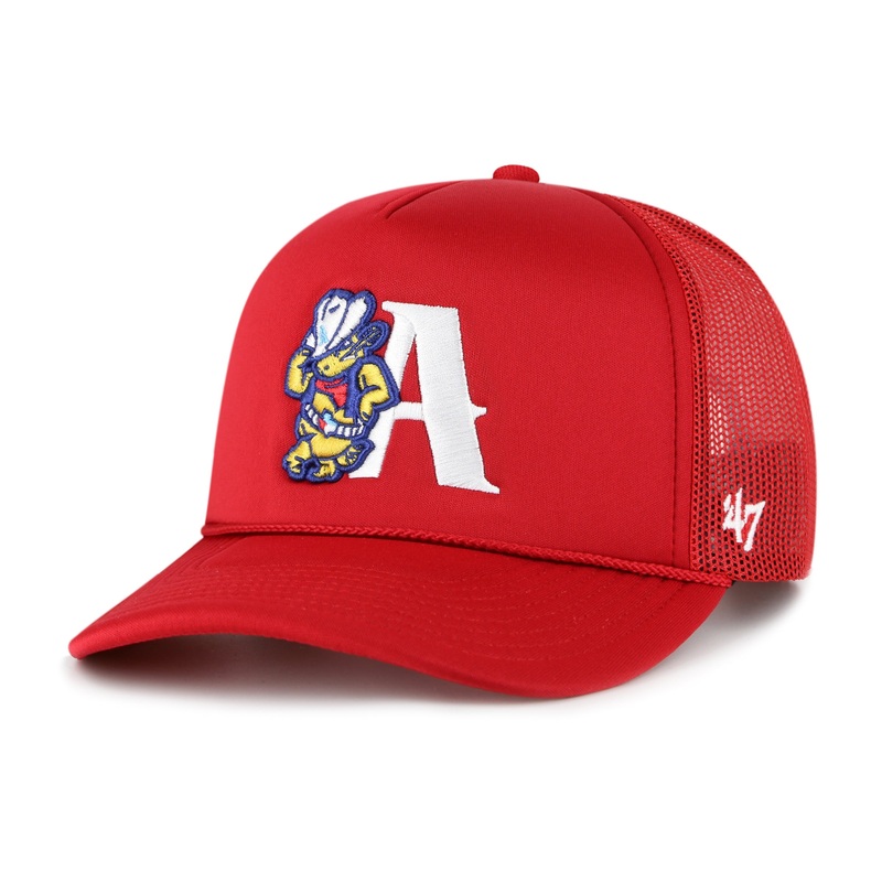Amarillo Sod Poodles ’47 Red Lean A  Foam Trucker