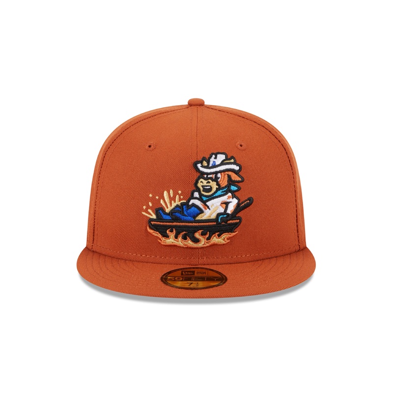 Amarillo Sod Poodles Calf Fries Skillet NE 59FIFTY Fitted Cap