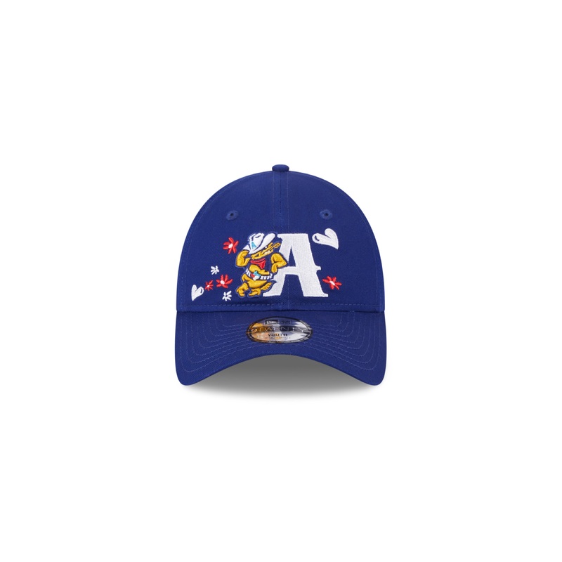 Amarillo Sod Poodles New Era 920 Girls Leaning A Flowers Adjustable Cap