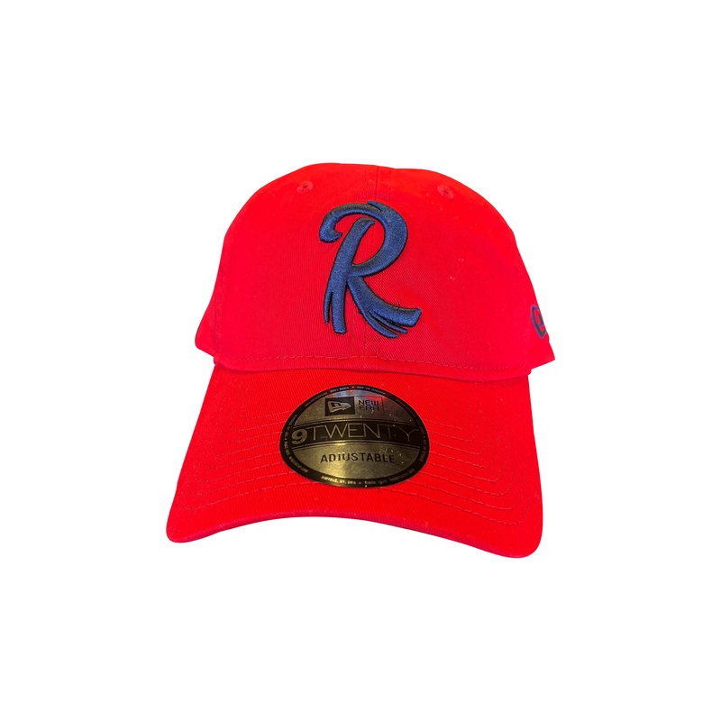New Era 9Twenty Red Feathered R Road Adjustable Hat