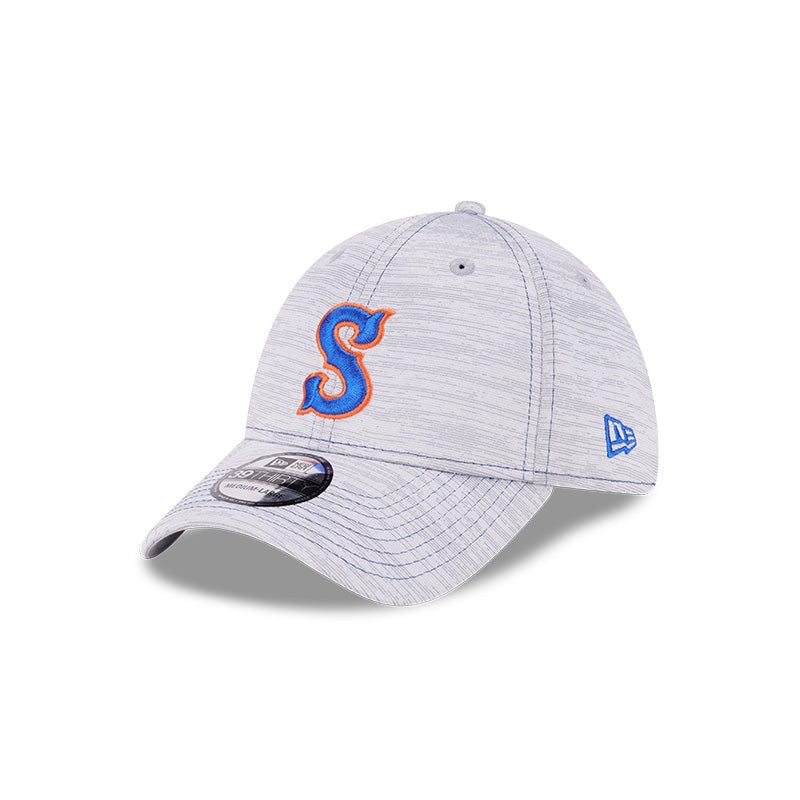 Syracuse Mets New Era 3930 Grey Speed Flex Fit Cap