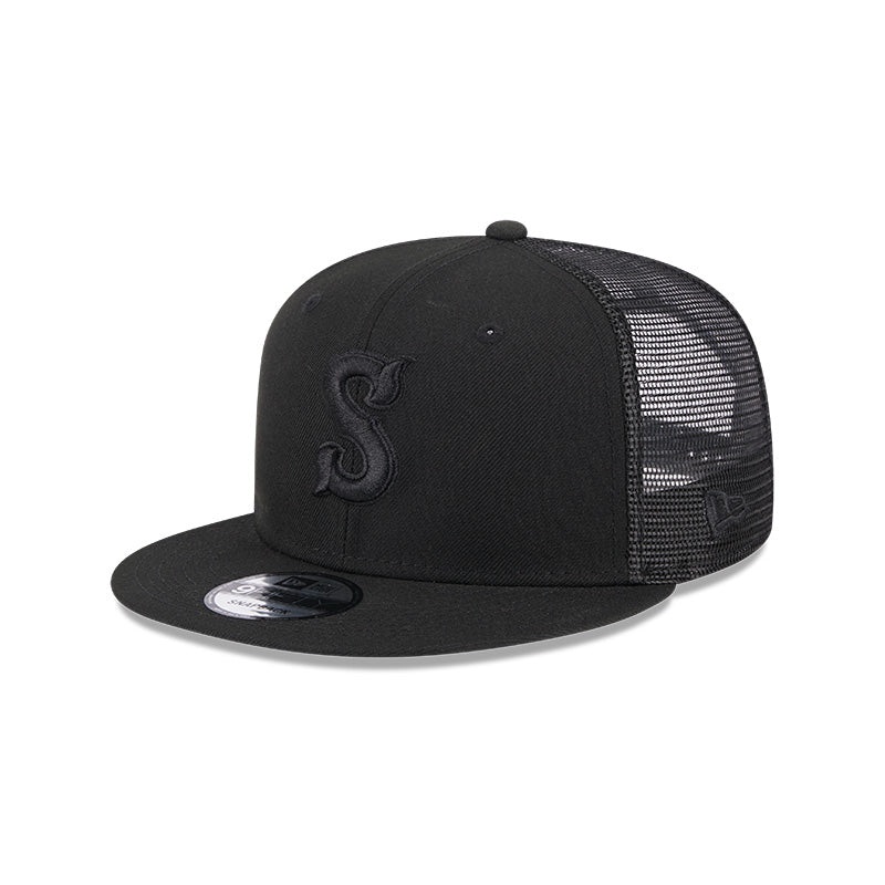 Syracuse Mets New Era Black Trucker 950 Adj. Cap