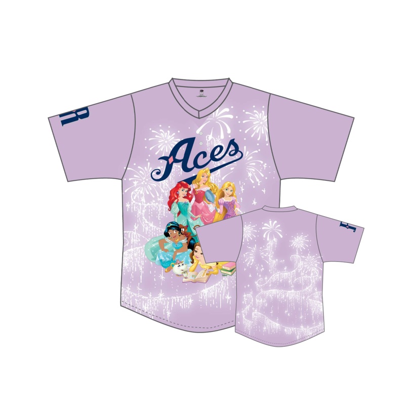 Reno Aces Princess Theme Night Purple Toddler Jersey