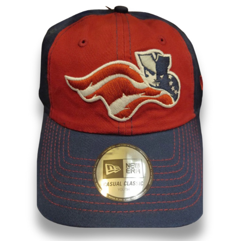 Somerset Patriots Youth New Era Team Clutch Adjustable Red Navy Cap