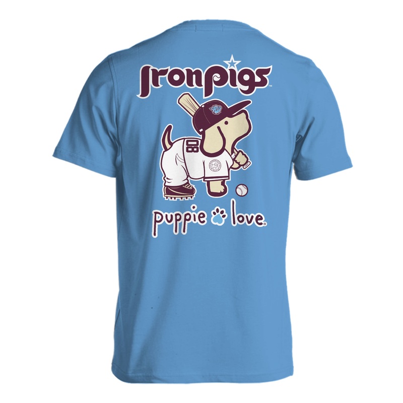 Lehigh Valley IronPigs Powder Blue Puppie Love Tee