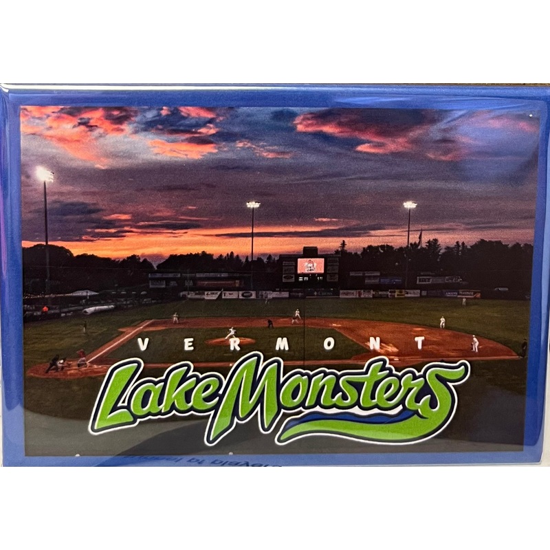Ballpark Sunset Magnet