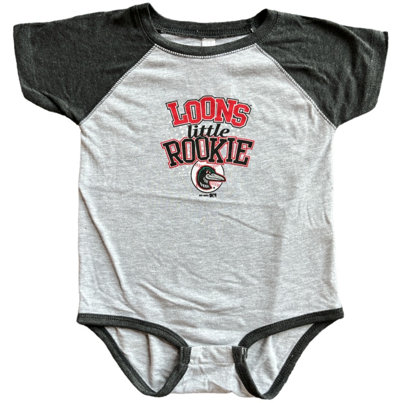 Great Lakes Loons Bimm Ridder Infant Bodysuit – Gray